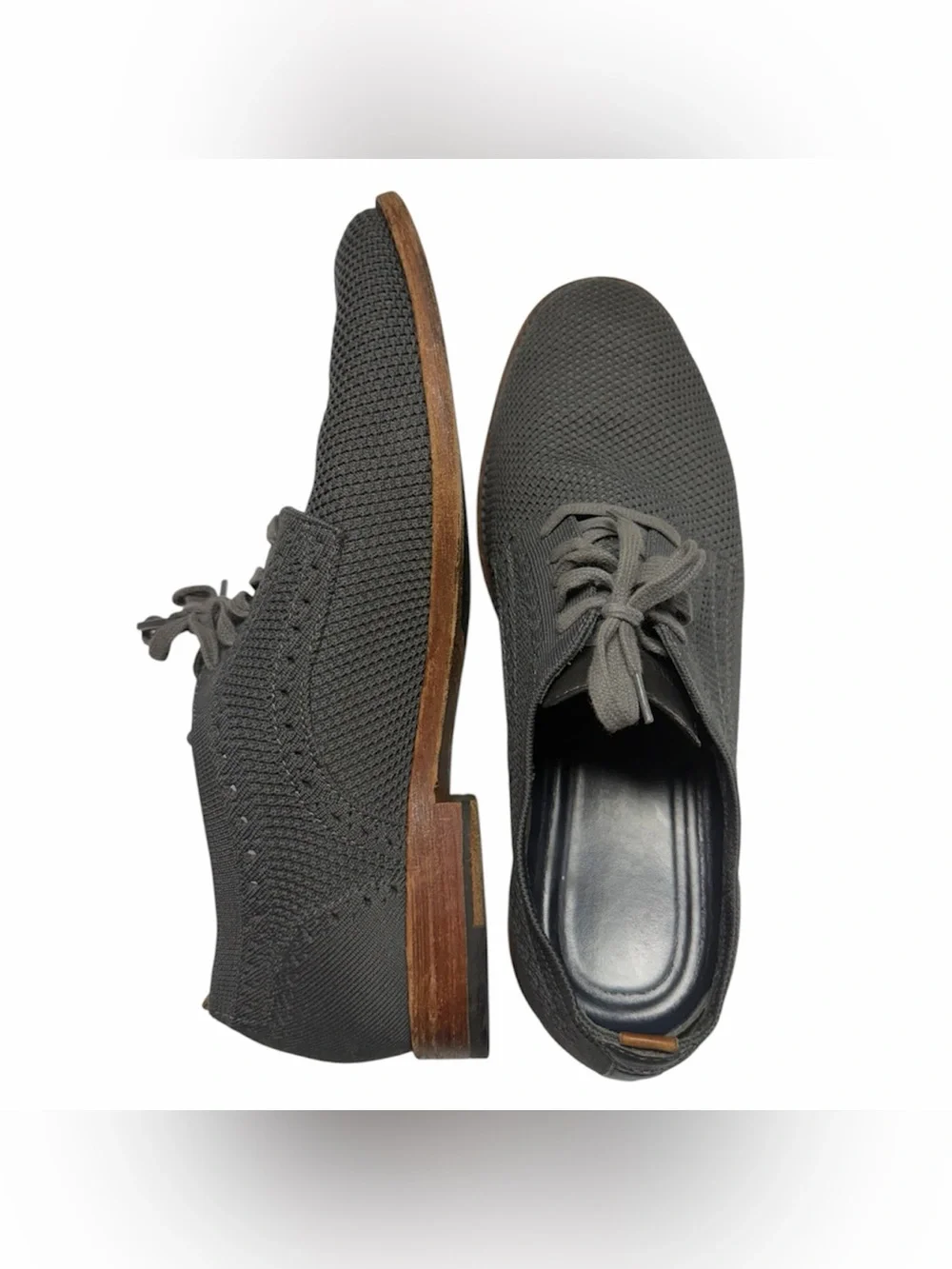 Cole Haan Feathercraft Grand Stitchlite Mens Oxford Shoes Size 9.5 Mens Gray
